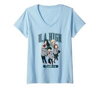 Donna Ripple Junction x My Hero Academia UA High Class-1A Uniform Maglietta con Collo a V