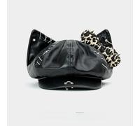 Donna Rivetto Fiocco Ottagono Cappello Gatto Dolce Cool Ragazza Orecchio Berreto