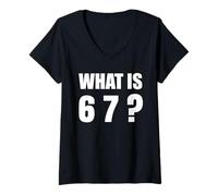 Donna Rizzbot AI Meme Slang Trend 6 7 Six Seven Rizzbot Maglietta con Collo a V