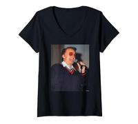 Donna Robert Vaughn Attore Uomo da U.N.C.L.E. di Dick Barnatt Maglietta con Collo a V
