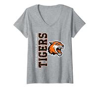 Donna Rochester RIT Tigers | Merch Ufficiale NCAA | LCRIT0002 Maglietta con Collo a V
