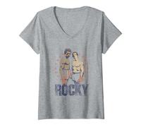 Donna Rocky Creed And Balboa Maglietta con Collo a V