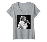 Donna Rod Stewart Live Every Beat of My Heart Tour alla NEC Arena 1986 Maglietta con Collo a V