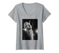 Donna Roger Daltrey I Chi Vive la Valle 1976 Maglietta con Collo a V