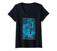 Donna Rogue Trooper Fante Geneticamente Modificato 2000 d.C. Comic Maglietta con Collo a V
