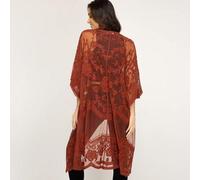 Donna Romantico Pizzo Ricamato Boho Kimono Prendisole