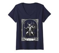 Donna Ronove Rising Master of Shadows Maglietta con Collo a V