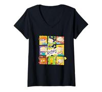 Donna Rugrats Classic Characters Maglietta con Collo a V