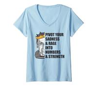 Donna Ruth Bader Ginsburg Chiedi I Piedi al Fratello dal Nostro Collo Meme RBG Maglietta con Collo a V