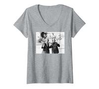 Donna Sabato Live Rik Mayall Adrian Edmondson Fratelli pericolosi Maglietta con Collo a V