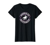 Donna Saddle Up Buttercup Horse-Lovers Maglietta