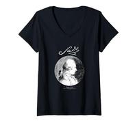 Donna Sade, Marchese de Sade, scrittore francese, libri Maglietta con Collo a V