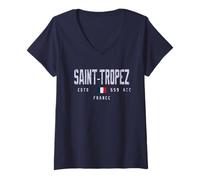 Donna Saint-Tropez Francia Fiel/Saint Tropez Francia Maglietta con Collo a V