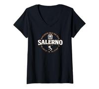 Donna Salerno Italy Label Coordinate 2C Maglietta con Collo a V