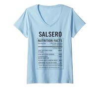 Donna Salsero Salsa Danza Maglietta con Collo a V
