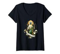 Donna San Judas Tadeo - Devozione Artistica di San Giuda Maglietta con Collo a V