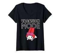 Donna Sanrio My Melody Holiday - Modalità vacanza Maglietta con Collo a V