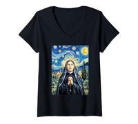 Donna Santa Gemma Galgani Maglietta con Collo a V
