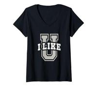 Donna Sarcastic University Mi Piace Te School Academy Do The Thing Maglietta con Collo a V