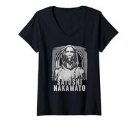 Donna Satoshi Nakamoto - Bitcoin dal 2009 Crypto fan Maglietta con Collo a V