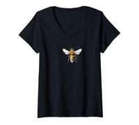 Donna Save the Queen Bees & BumbleBees | Uomini Donne Bambini Ape Maglietta con Collo a V