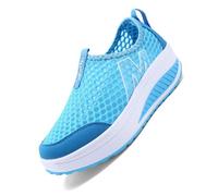 Donna Scarpe Passeggio Sneaker Casual Comode Ortopediche Tennis Running Memory Foam Morbida Sneakers Camminata Pantofole Rete Slip Primavera Autunno Moda