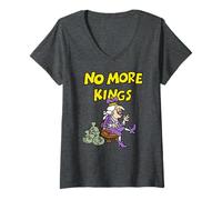 Donna Schoolhouse Rock No More Kings TV Educativa d'Epoca Maglietta con Collo a V