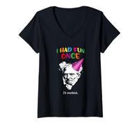 Donna Schopenhauer - I Had Fun Once - It Sucked - Maglietta pessimista Maglietta con Collo a V