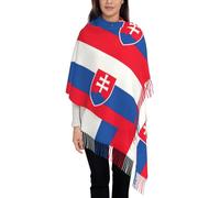 Donna Sciarpa Donna Flag Of Slovakia Sciarpa Invernale Stola Sciarpa Donna Invernale Lunghe Sciarpe Termica Per Autunno Outdoor Invernale