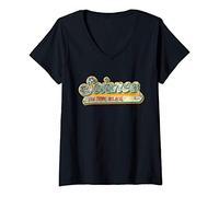 Donna Science Like Magic But Real Funny Science Teacher Maglietta con Collo a V