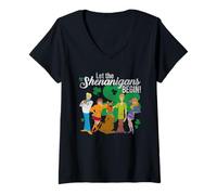 Donna Scooby-Doo Let The Shenanigans Begin Maglietta con Collo a V