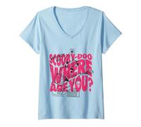 Donna Scooby Doo Merch Mystery INC Dove Sei Maglietta con Collo a V