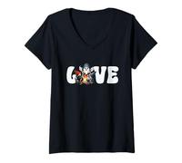 Donna Scout Gnome Love Campfire Graphic For Men Women Kids Camping Maglietta con Collo a V
