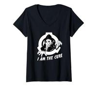 Donna SCP Foundation SCP-049 Plague Doctor Maglietta con Collo a V