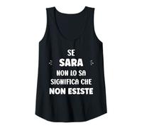 Donna Se Sara No Lo sa Significa Che Non Esiste Nome Sara Canotta
