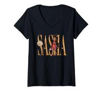 Donna Serata per Ragazze Bratz Sasha Doll Bunny Boo Maglietta con Collo a V