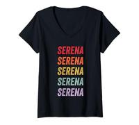Donna Serena Maglietta con Collo a V