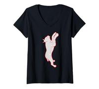 Donna Serie costellazione zodiacale: Lynx Maglietta con Collo a V