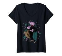 Donna Sesame Street The Count 67 Hands Maglietta con Collo a V