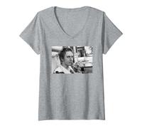 Donna Sesso Pistole Johnny Rotten Giovanni Lydon da Virginia Turbett Maglietta con Collo a V