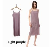 Donna Seta sotto-Abiti Bretelle Sottili Elastico Comodo Camicia da Notte Pigiama