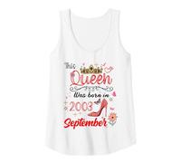 Donna Settembre 2003 Compleanno Questa Regina è Nata A Settembre Canotta