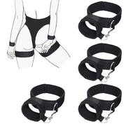 Donna Sex Toys per Coppie e Uomo, 1 set da 4 pezzi, Manette per Coppia manette Donna Coppia Manette, sex toys con manicotto da coscia e manette per gli amanti del bondage, con Contrmm per Adulti & Lui