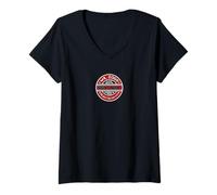 Donna Sex Wax Estate Surf Beach Club Abbigliamento Maglietta con Collo a V