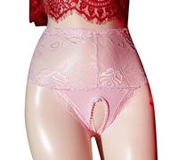 Donna Sexy Mutande Culotte Menstruelle Coton Senza Cuciture Comode Semi-Trasparenti Slip Elasticizzato di Pizzo Tanga G-String Sleepwear Mutandine Underwear Multi Pack