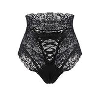 Donna Sexy Natale Hard Completino Sexydonna Rosso Sexy Lingerie Underpants Imitation Women S Lace Mutandine Aperte Donna Hot Vestito Sexydonna Black M