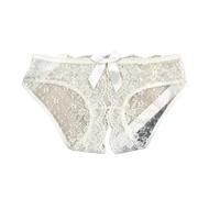 Donna Sexy Perizoma Mutandine Pizzo A Filo Traspirante Bianria Intima Elasticizzato Mutande di Tanga G-String Sleepwear Regalo novità Underwea