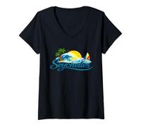 Donna Seychelles Maglietta con Collo a V