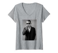 Donna Shane MacGowan Il frontman dei Pogues di David Corio Maglietta con Collo a V