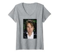 Donna Shawn Cassidy The Hardy Boys Misteri di Michael Grecco Maglietta con Collo a V